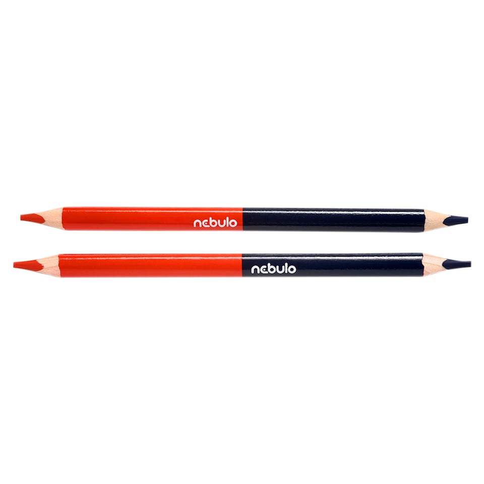Nebulo Jumbo Double Side Triungular Coloured Pencil 2 pcs