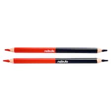 Nebulo Jumbo Double Side Triungular Coloured Pencil 2 pcs