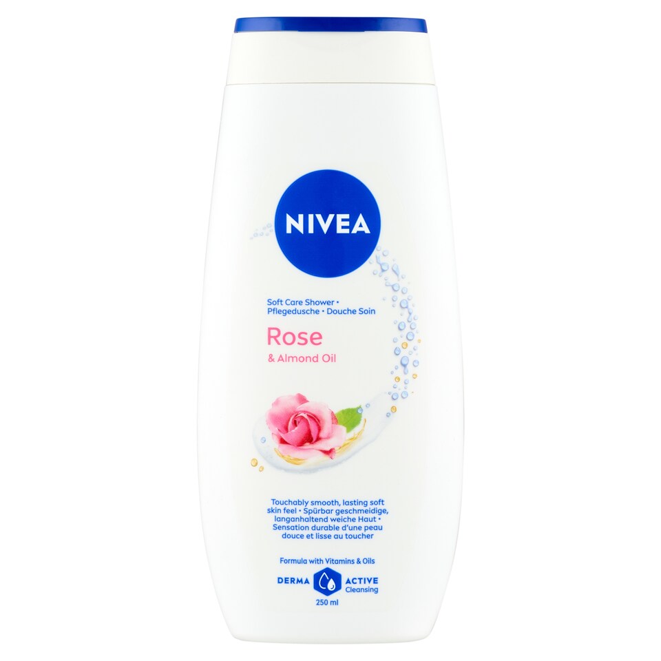 NIVEA Rose & Almond Oil krémtusfürdő 250 ml  1. kép