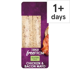 Tesco Free From Chicken, Bacon & Mayonnaise Sandwich