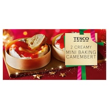 Tesco 2 Creamy Mini Baking Camembert 280g