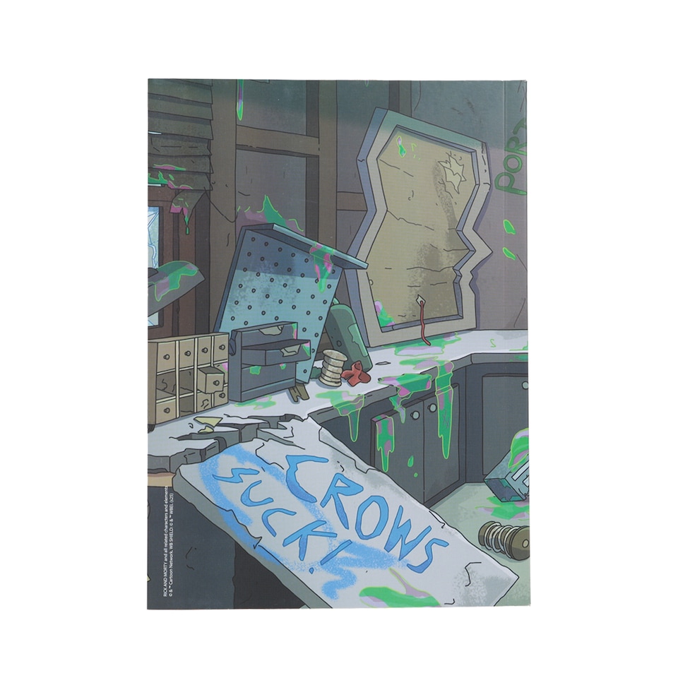image 1 of Rick & Morty Notebook & Pickle Pen Christmas Gift Set