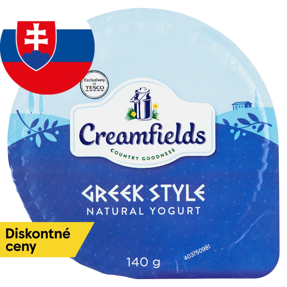 Creamfields Greek Style Natural Yogurt 140 g