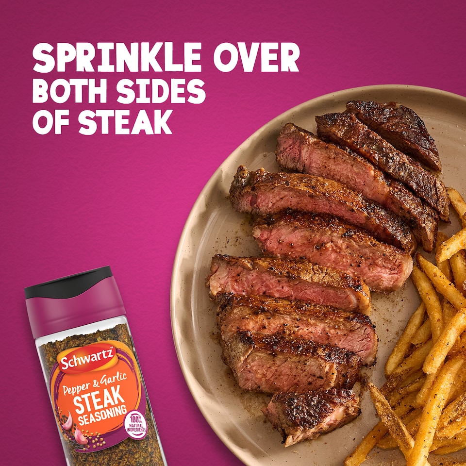 image 1 of Schwartz Pepper & garlic Steak Seasoning 46g
