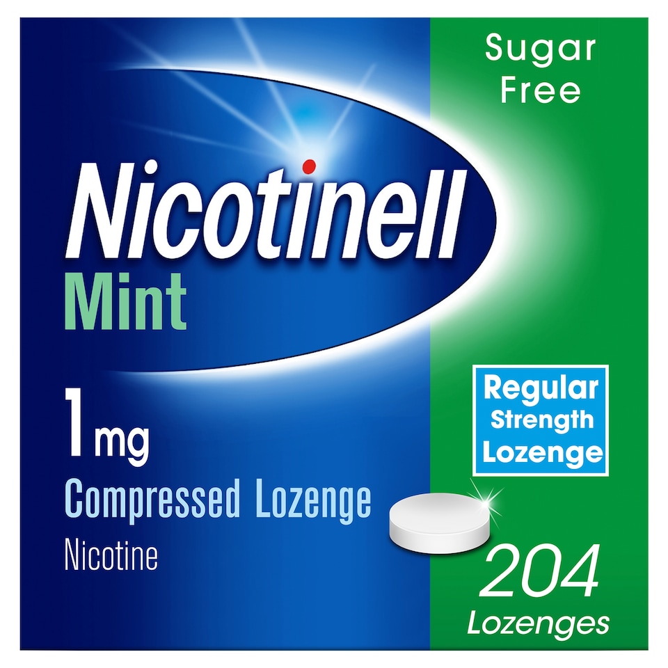 Nicotinell Stop Smoking Aid 1mg Compressed Nicotine Lozenges - Mint 204s