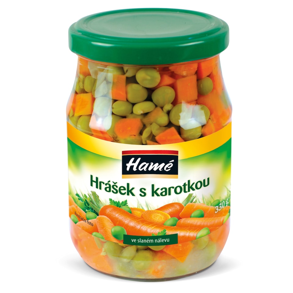 Hamé Peas with Carrots in Slightly Salty Brine 330 g
