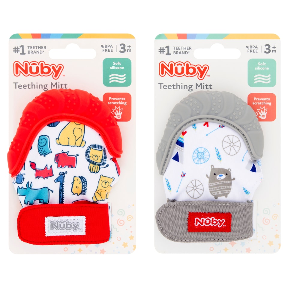 image 1 of Nuby Teething Mitt