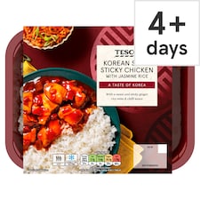 Tesco Korean Style Sticky Chicken & Jasmine Rice 400g