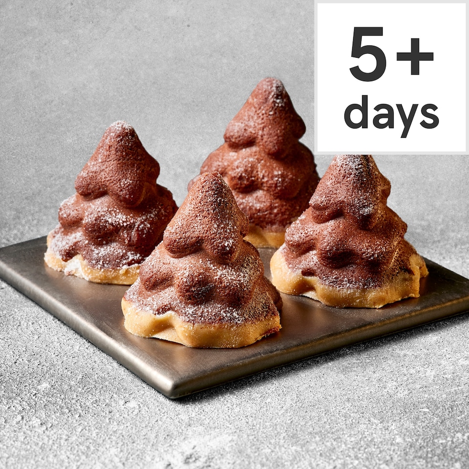 77. Tesco Finest Belgian Chocolate Snowy Trees 280g (Serves 4)