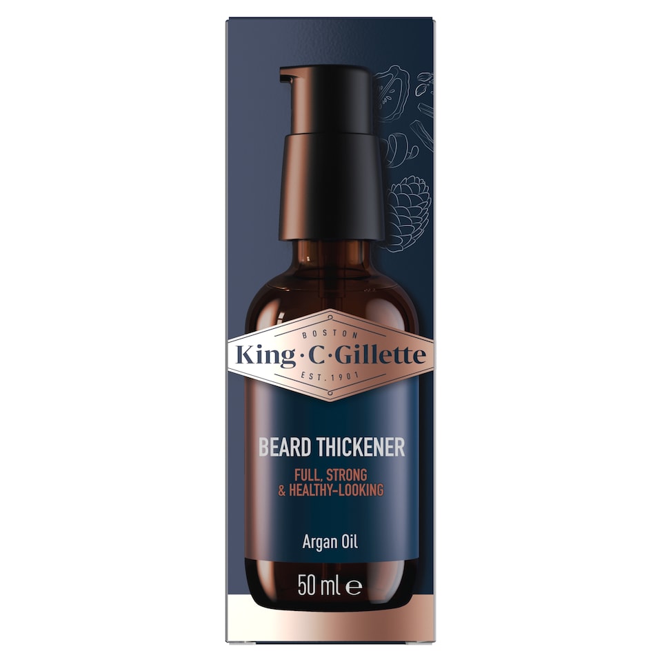 image 1 of King C Gillette Beard Thickener 50ml