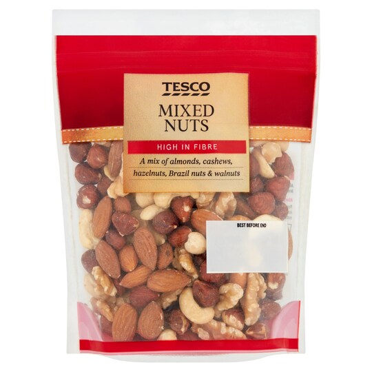 Tesco Mixed Nuts 225G Tesco Groceries
