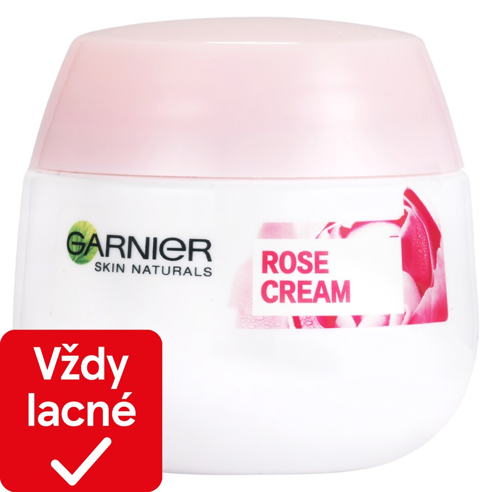 GARNIER BOTANICAL, hydratačný krém s vodou z ruže pre suchú a citlivú pleť, 50 ml
