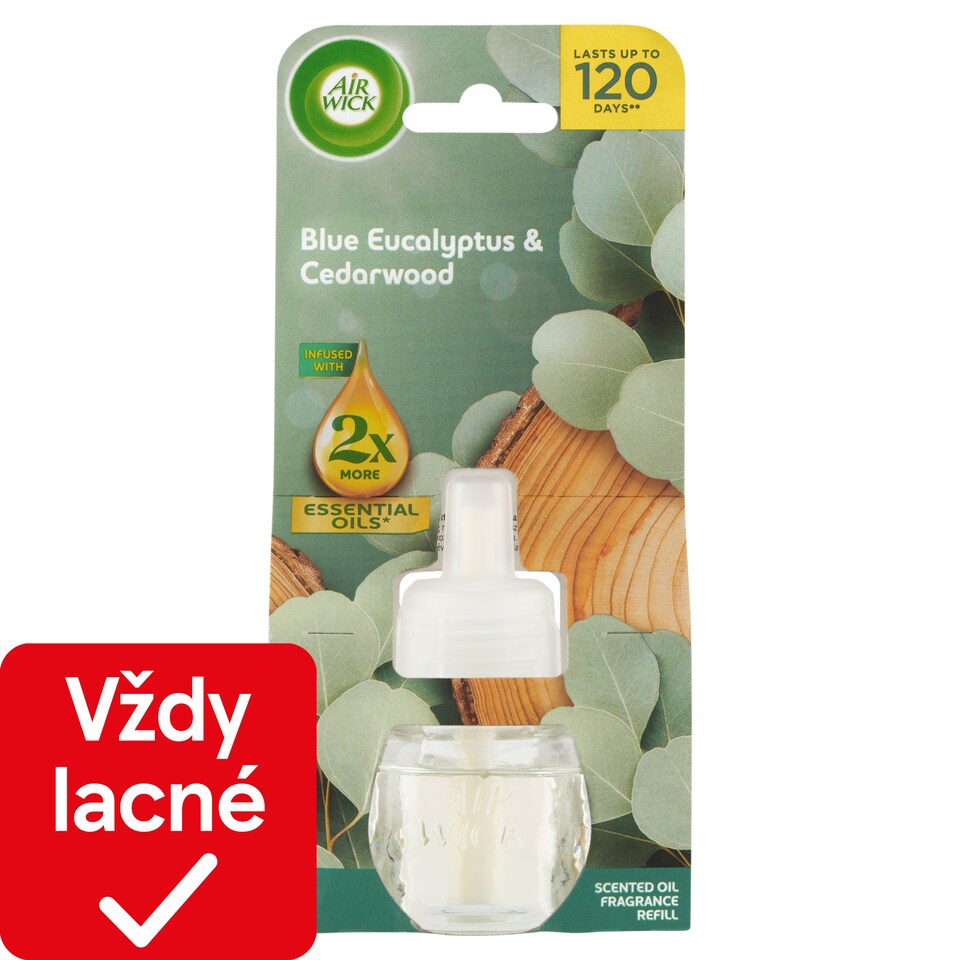 obrázok 1 z Air Wick Tekutá náplň do elektrického prístroja eukalyptus a cédrové drevo 19 ml