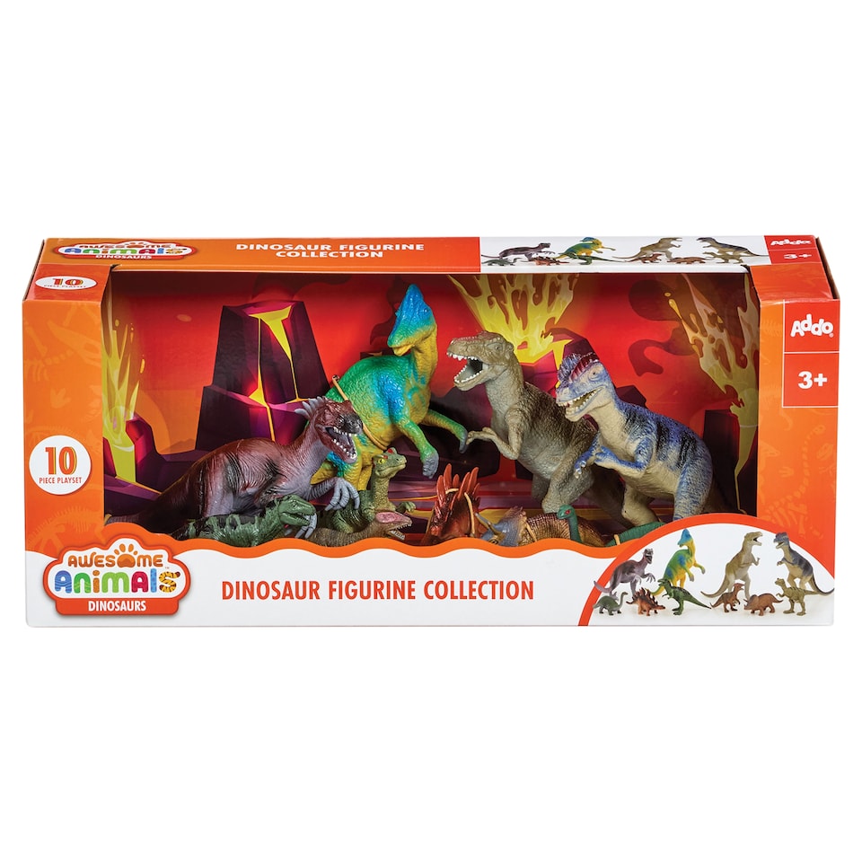 Addo Awesome Animals 10 db-os dinoszaurusz játékfigura szett 1. kép