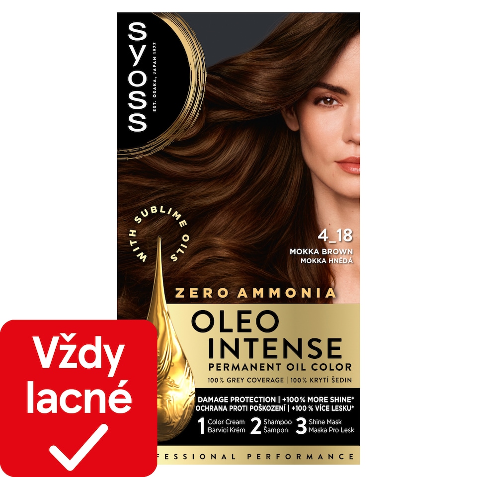 Syoss Oleo Intense 4-18 Hnedá moka 50 ml