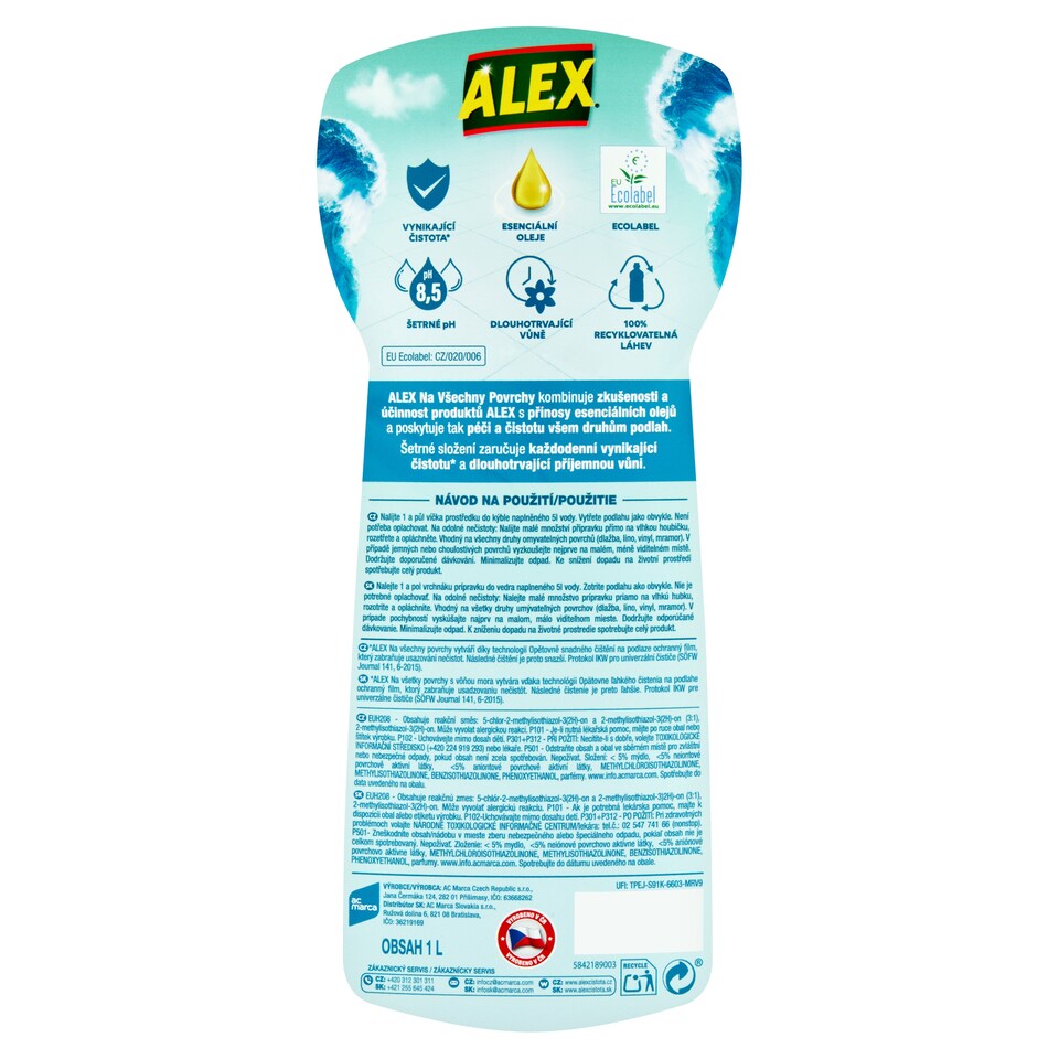 image 1 of Alex For All Surfaces with Smell of Sea 1 L
