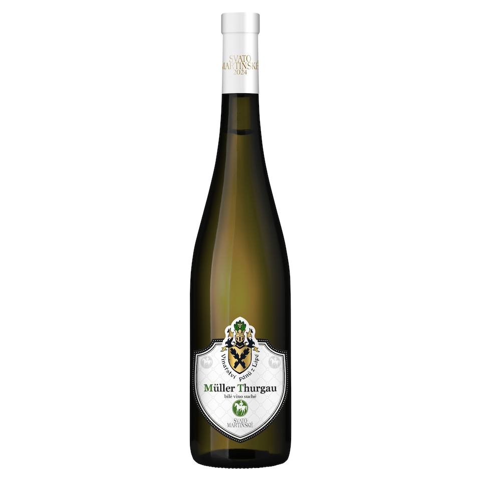 Vinařství pánů z Lipé Müller Thurgau St. Martin Moravian Regional Wine White Dry 0.75L