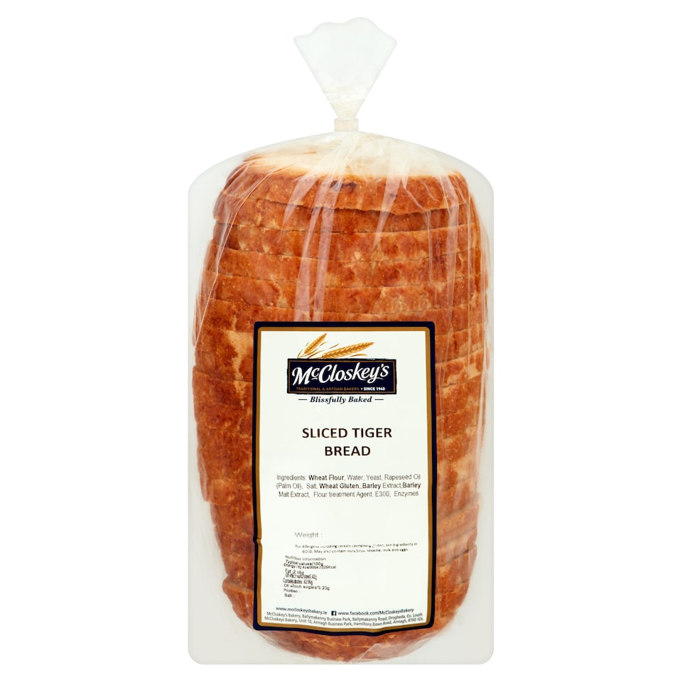 Mccloskey's Sliced Tiger Bread 500G