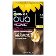 Garnier Olia No Ammonia Permanent Hair Dye - 6.0 Light Brown