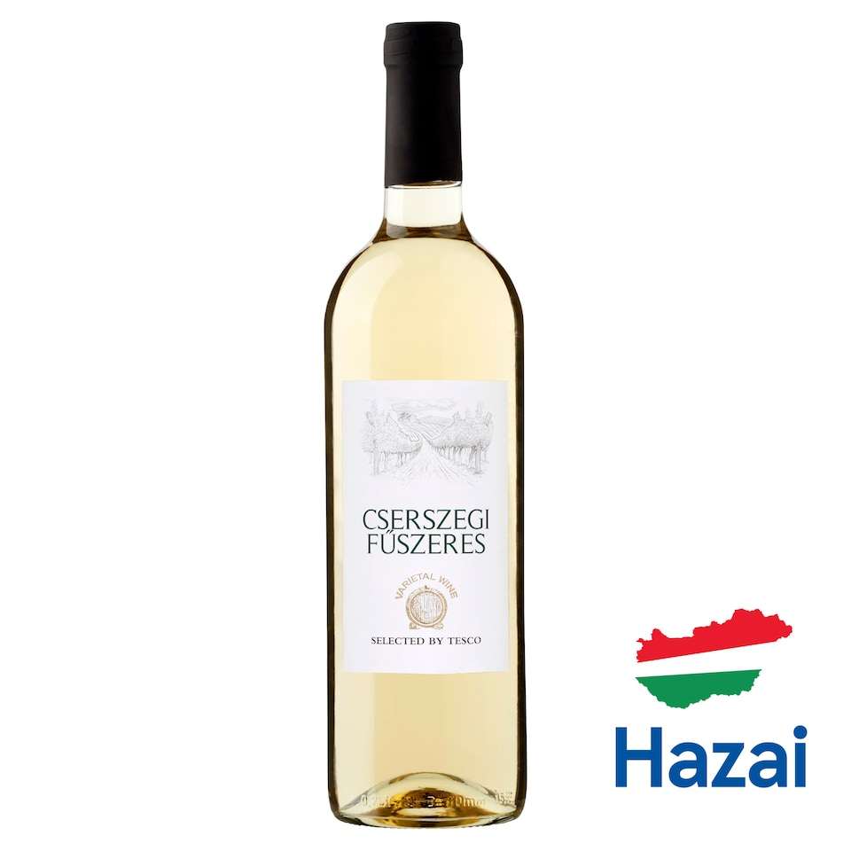 Tesco Cserszegi Fűszeres félédes fehérbor 750 ml