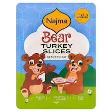 Najma Halal Bear Turkey Slices 90G