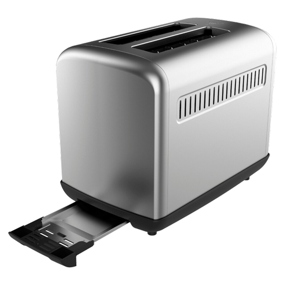 image 1 of Tesco Stainless Steel 2 Slice Toaster