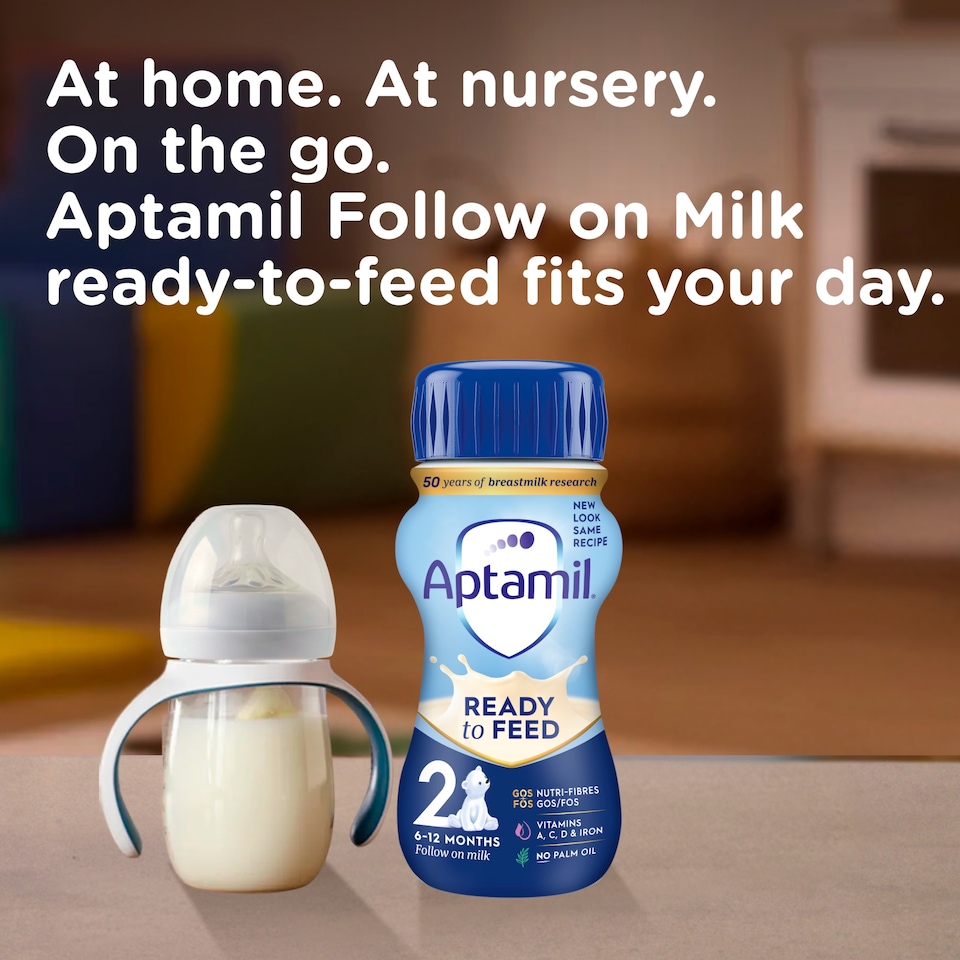 image 1 of Aptamil Advanced 2 Follow On Baby Milk Formula Liquid 6+ Months 200ml