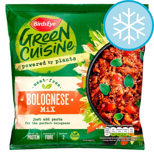 Birds Eye Green Cuisine Meat Free Bolognese Mix 350G Tesco Groceries