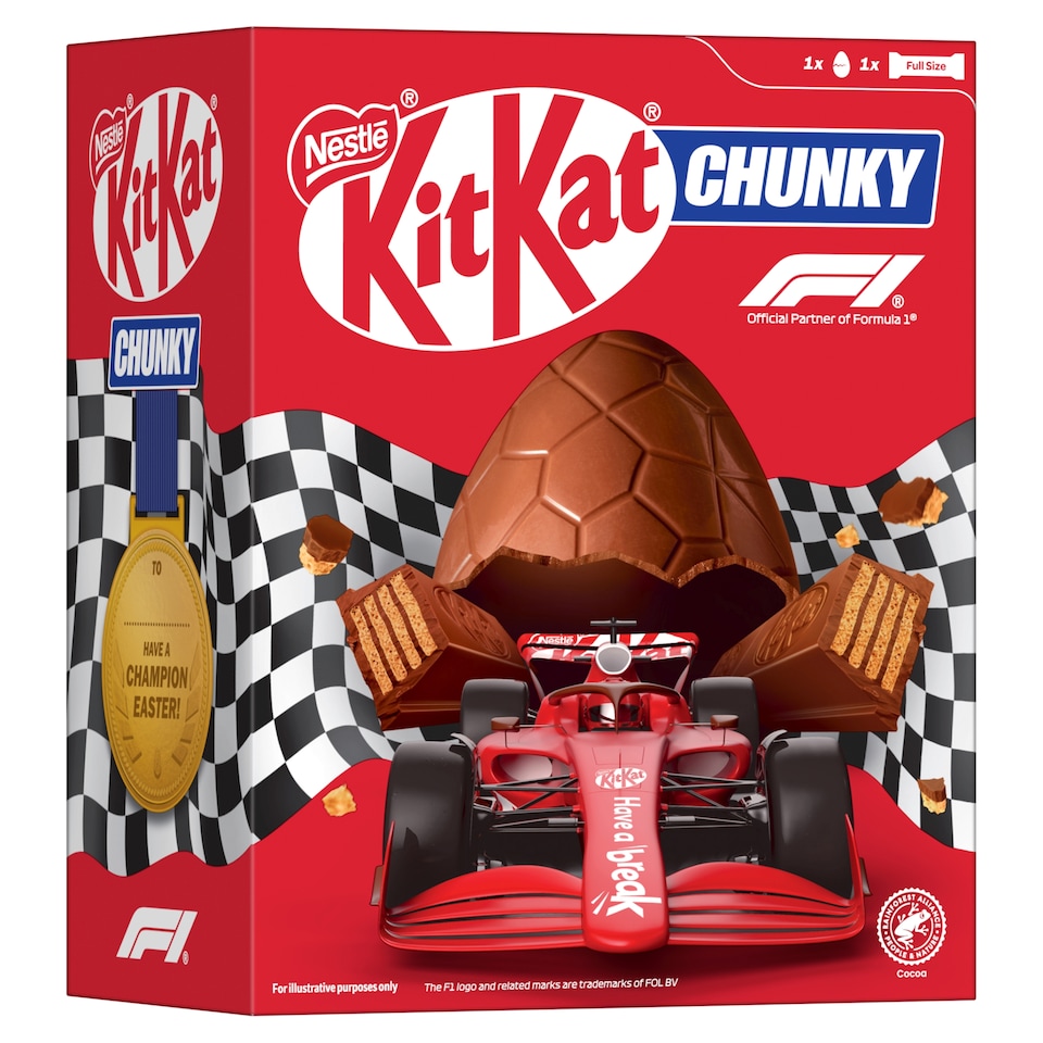 image 1 of Kit Kat Chunky Large Chocolate Easter Egg 190g