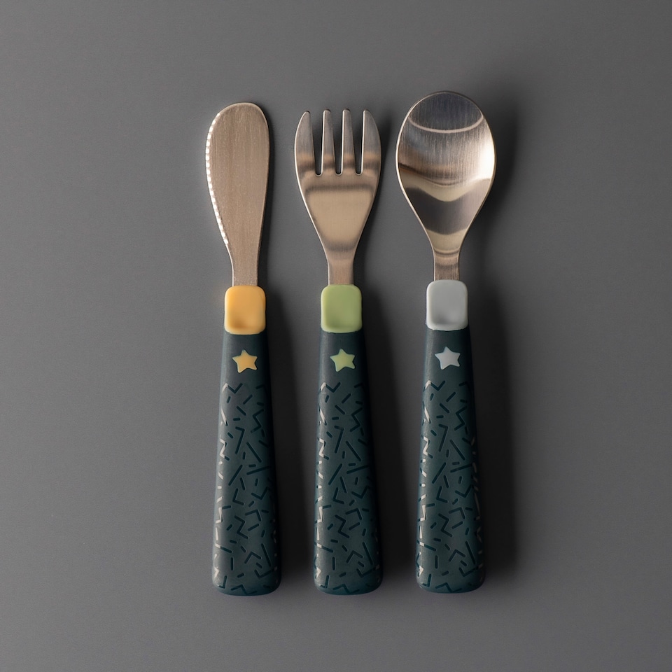 image 1 of Tommee Tippee Big Kids First Cutlery Set