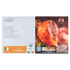 Tesco Finest Unsmoked Dry Cure Boneless Ham with a Whiskey & Maple Glaze 2.25kg