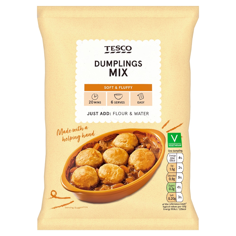 Tesco Dumplings Mix 137G