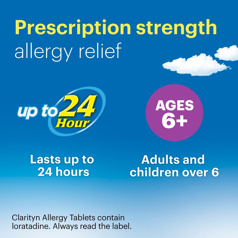 image 1 of Clarityn Hayfever Allergy 10mg Tablets 10s