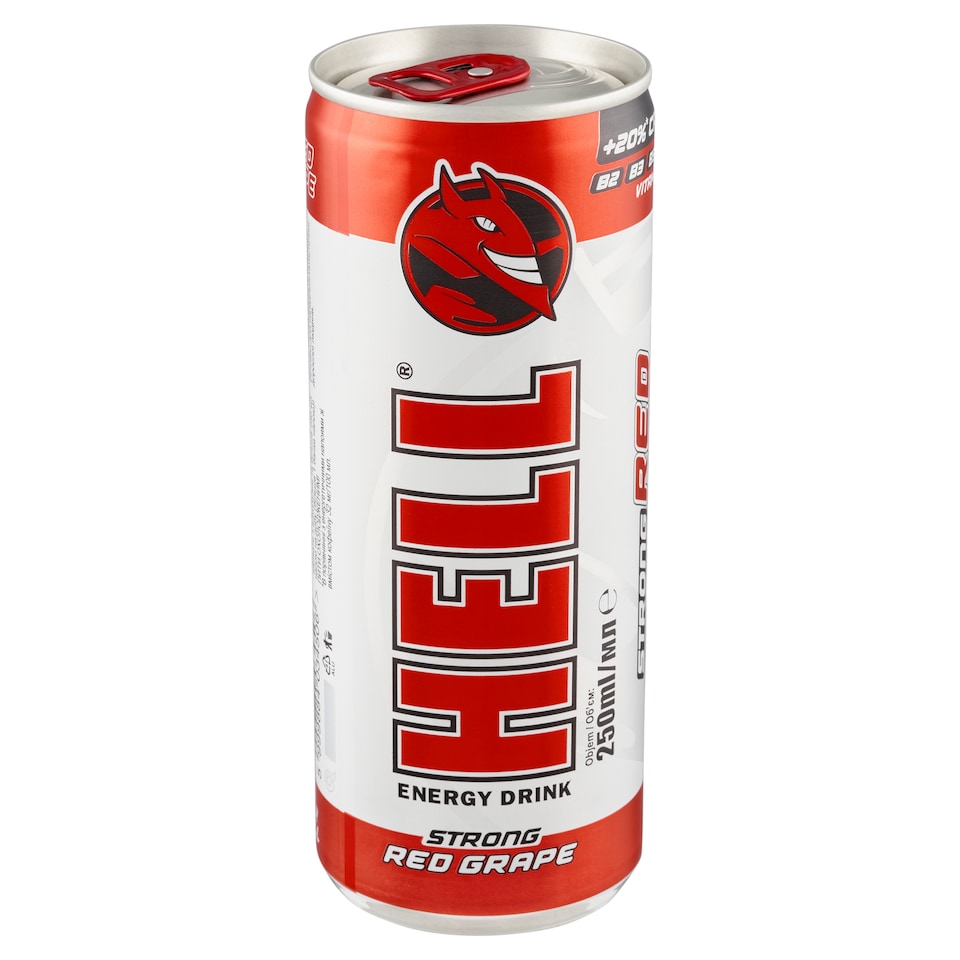 Hell Red Grape Strong energetický nápoj 250ml