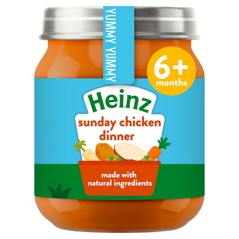 image 1 of Heinz Sunday Chicken Dinner Baby Food Jar 120g