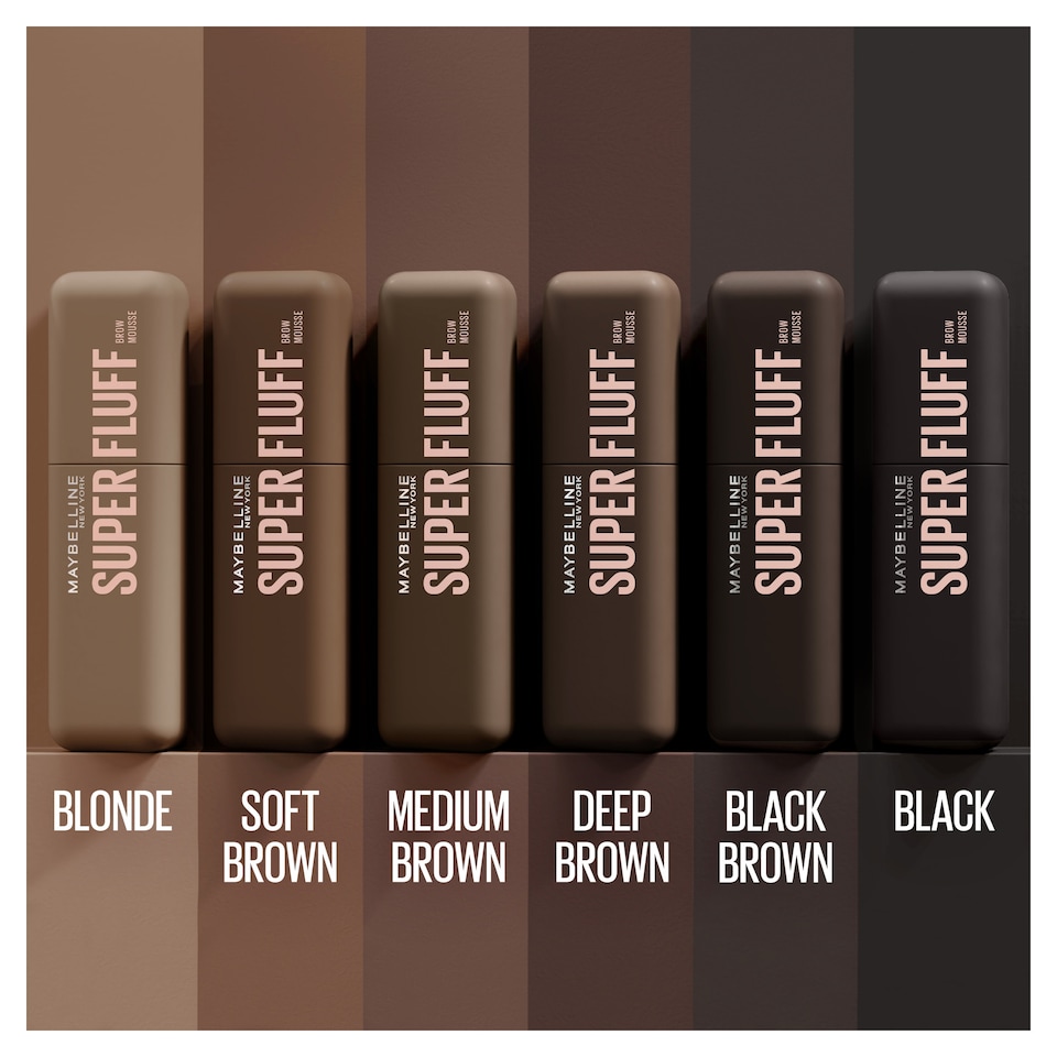 image 1 of Maybelline Superfluff Brow Mousse, 257 Medium Brown, 5ml