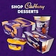 image 4 of Cadbury Dairy Milk Dessert with festive white chocolate pieces 75g