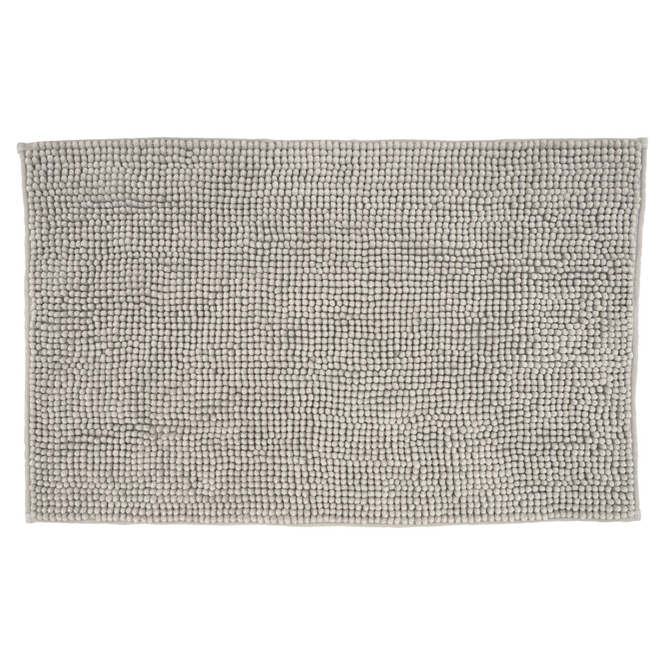 F&F Home Light Grey Microchenille Bath Mat