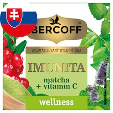 Bercoff Wellness Immunity Matcha + Vitamin C Flavored Herbal Tea 10 x 1.5 g (15 g)