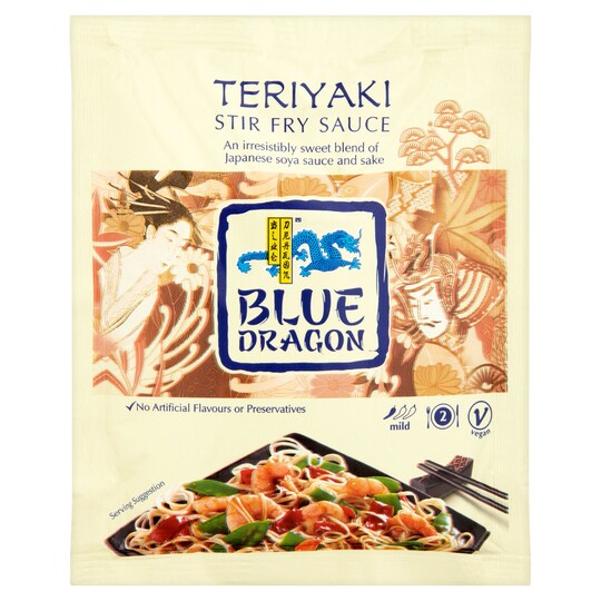 Blue Dragon Teriyaki Stir Fry Sauce 120G Tesco Groceries