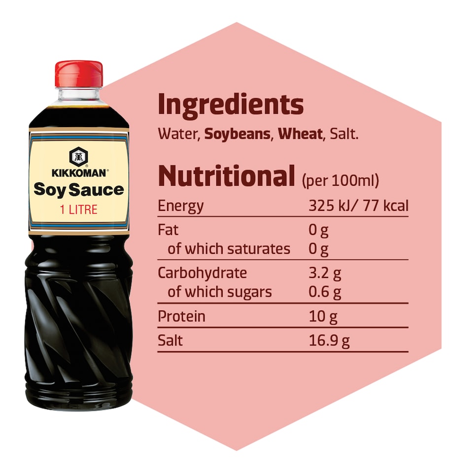 image 1 of Kikkoman Soy Sauce 1 Litre