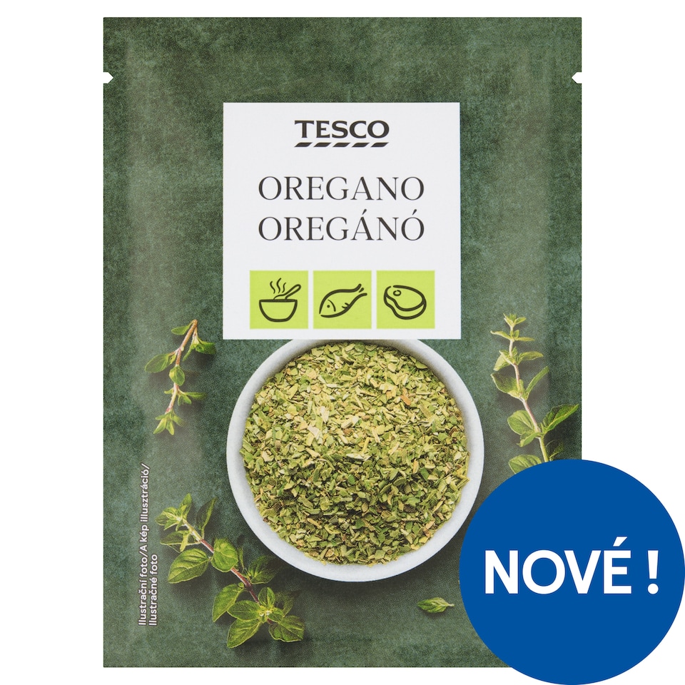 Tesco Oregano sušené drcené 10g
