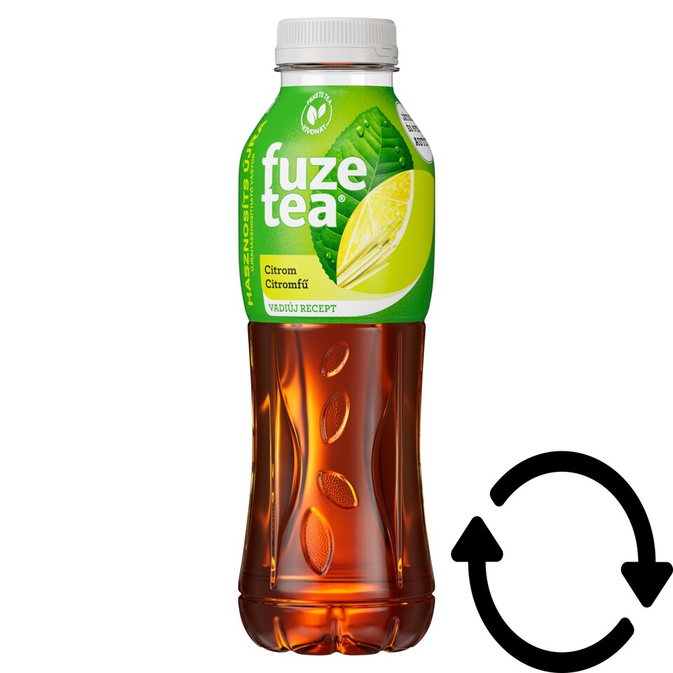 Fuze Tea Non-Carbonated Lemon and Lemongrass Flavored Soft Drink with Black Tea Extract 500 ml