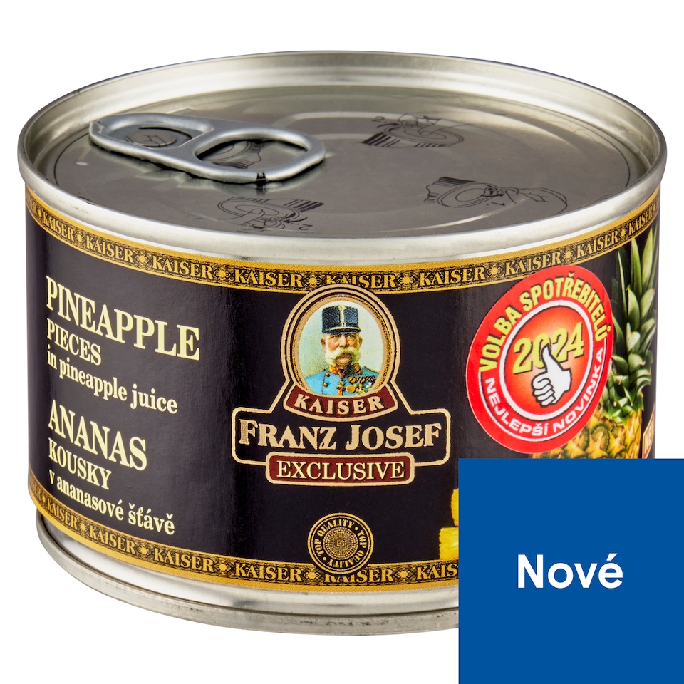 Franz Josef Kaiser Exclusive Ananas kousky v ananasové šťávě 227g