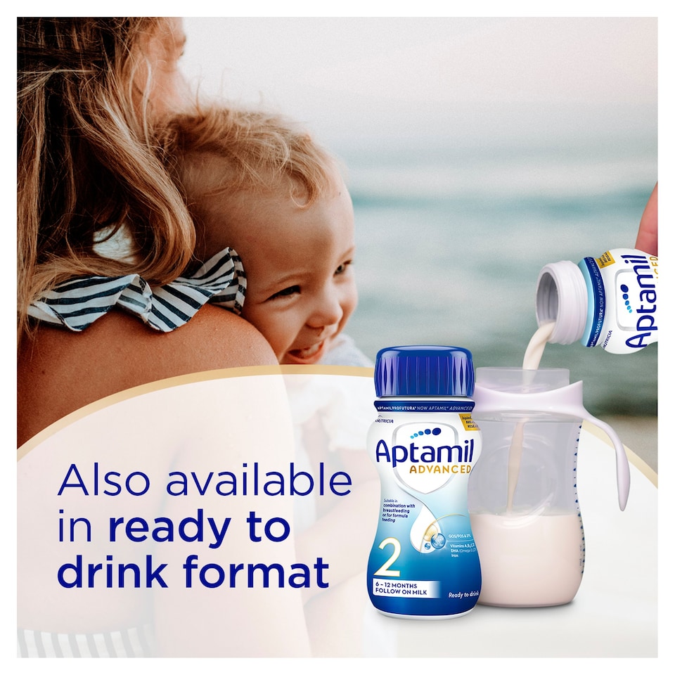 image 1 of Aptamil Advanced 2 Follow On Baby Milk Formula Powder 6+ Mth 800g