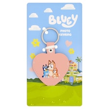 Bluey Mother's Day Photo Frame Heart Keyring