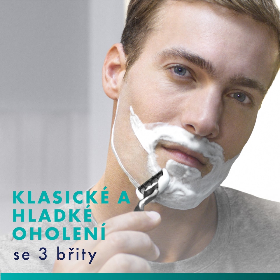 image 1 of Gillette Mach3 Náhradní Holicí Hlavice Pro Muže,Gillette Se 3 Břity