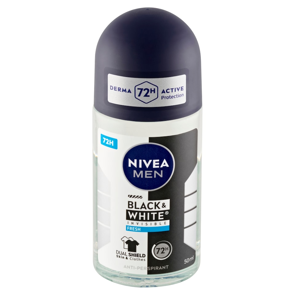 obrázok 1 z Nivea Men Black & White Invisible Fresh Guľôčkový antiperspirant 50 ml