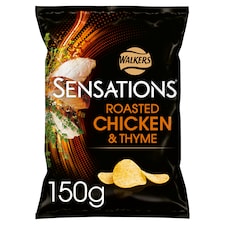 Walkers Sensations Roast Chicken & Thyme Sharing Bag Crisps 150g