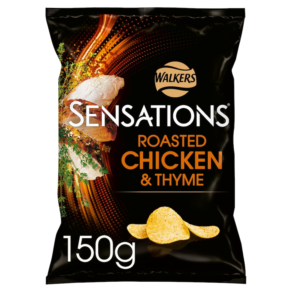 image 1 of Walkers Sensations Roast Chicken & Thyme Sharing Bag Crisps 150g